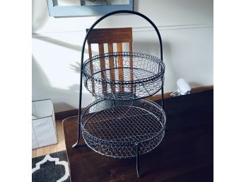 Two Tier Wire Basket
