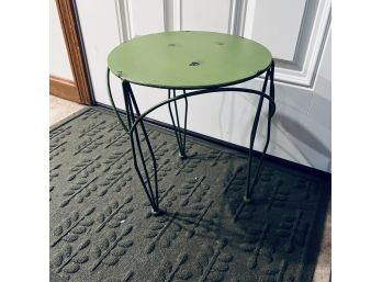 Green Metal Plant Stand