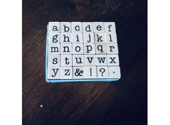 Mini Alphabet Stamps