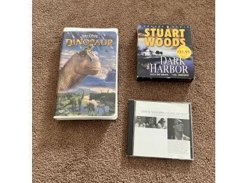 Assorted Media: VHS, Audiobook And CD