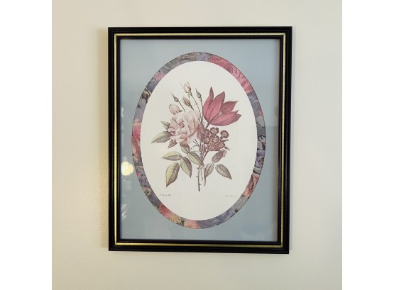 Framed Floral Print (Bedroom)