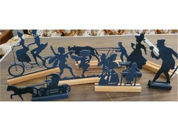 Lot Of Silouette Figurines/Decor (Living Room)