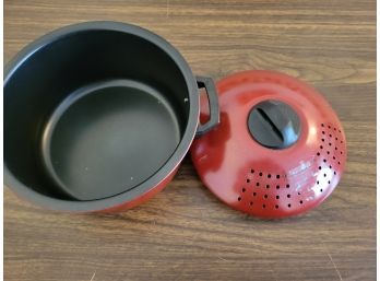 Red Steamer Pot (Living Room)