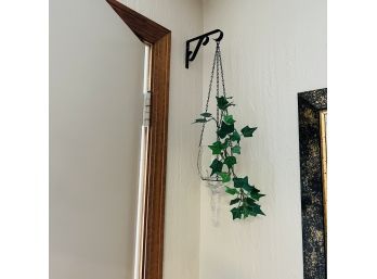 Princess House Hanging Glass With Faux Ivy (Living Room)