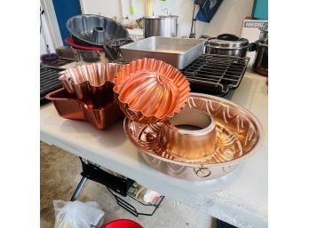Assorted Copper Molds (Garage)