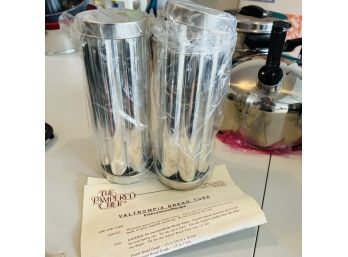 Pampered Chef Valtrompia Bread Tube Set