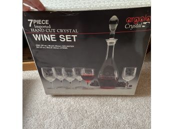 Glass Decanter Set In Box (Living Room)