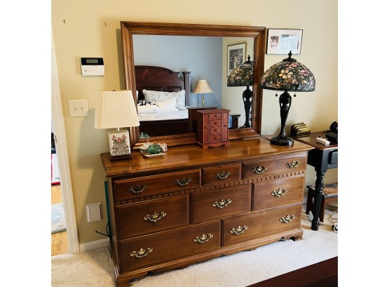 Moosehead Solid Wood Dresser With Mirror (Downstairs Bedroom)