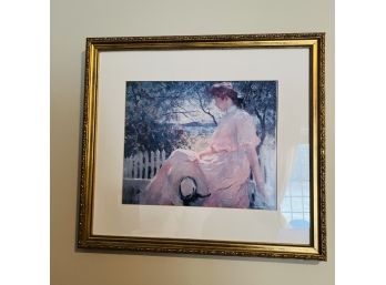 Framed Print Of Woman (Downstairs Bedroom)