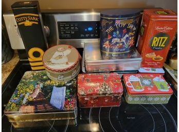 Tin Canisters Lot (Kitchen)