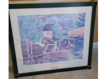 Framed Picture Of Vail (Upstairs)