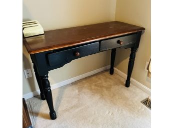 Desk With Two Drawers (Downstairs Bedroom)