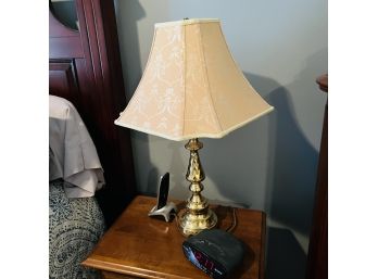 Table Lamp With Beige Shade No. 2 (Downstairs Bedroom)