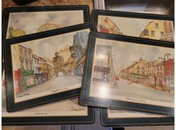 Set Of 4 Placemats Different Scenes From Ireland (Kitchen)