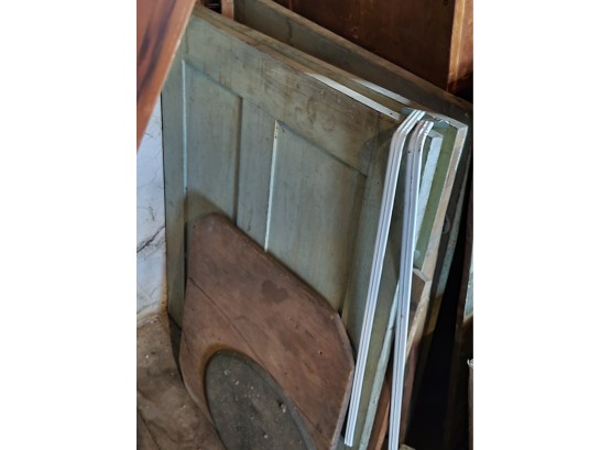 Architectural Salvage Cabinet Door Pieces (Attic)