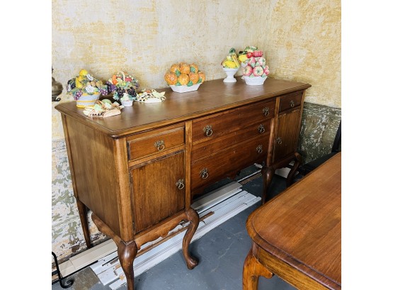 Long Antique Sideboard Cabinet (Dining Room)