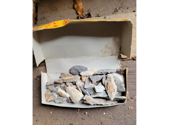 Box Of Arrowheads And Pieces (barn)