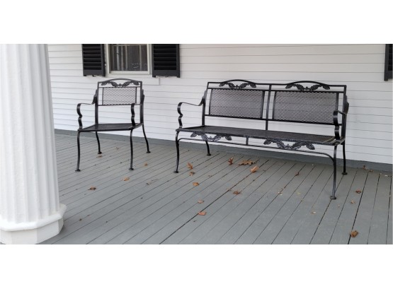 Black Iron/metal Porch Set (front Porch)