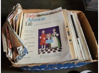 Box Of Early American Life Magazines (Attic)