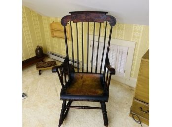 Solid Wood Rocking Chair (Bedroom 5)