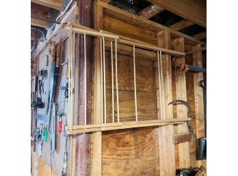 Wooden Fold Out Drying Rack (Basement)
