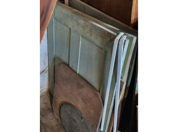 Architectural Salvage Cabinet Door Pieces (Attic)