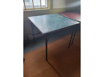 Vintage Folding Table Painted Floral Design (Great Room)