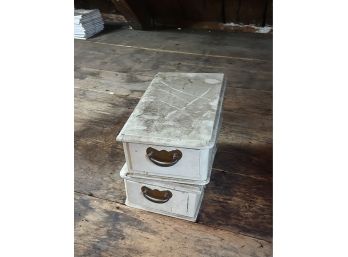 Set Of 2 Wooden Drawers (attic)