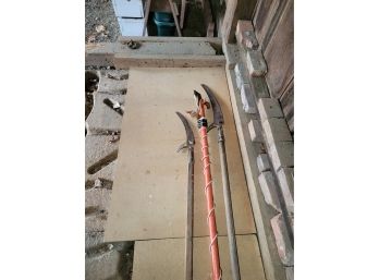 Branch Trimmer And 2 Scythes (Garage Room B)