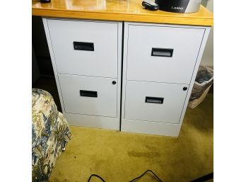 Pair Of Filing Cabinets (Office)
