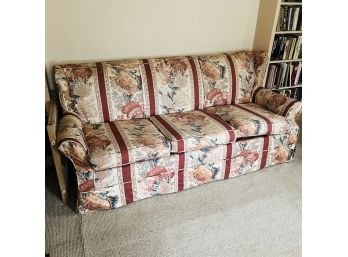 Slip Covered Pullout Sofa (Library)