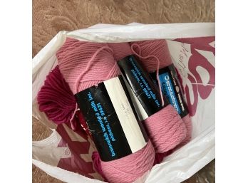 Lot Of 2 Bags Of Yarn (BR 2)