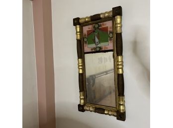 Vintage Reverse Painted Mirror #3912 (BR 3)