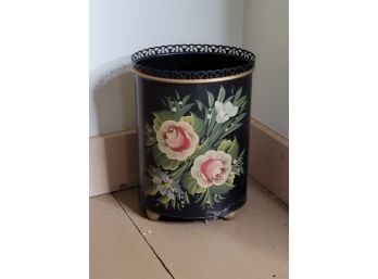 Plymouth Tole Hand Painted Trash Can (2nd Floor Landing)