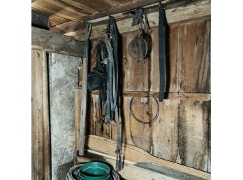 Leather Straps And Other Items (Barn - Interior Room With Door)