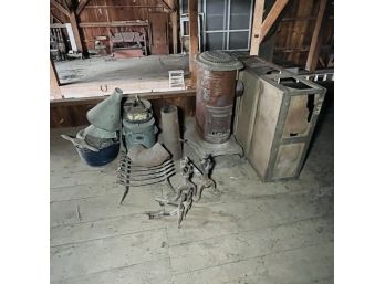 Old Heater And Other Metal Odds And Ends (Barn, Second Floor)