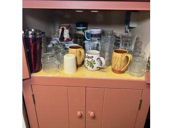 Kitchen Shelf Lot With Mugs #3849 (kitchen)