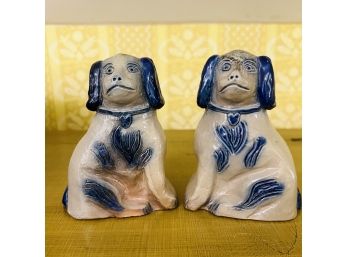 Pair Of Ceramic Dogs (Bedroom 5)