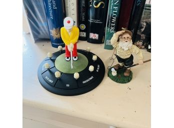 Golfer Decision Spinner And Ornament (Library)