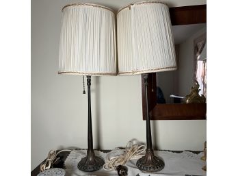 Set Of 2 Table Lamps With Shades (BR 1)