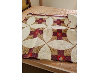 Vintage Hand Pieced Quilt (Bedroom 3)