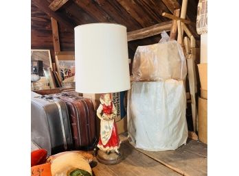 Tall Lamp With Figure Of Woman (Attic)