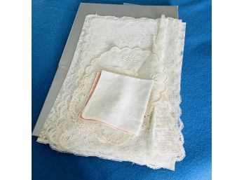 Vintage Lace And Handkerchiefs (Bedroom 5)