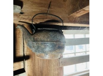 Rusty Cast Iron Kettle (Barn - Interior Room With Door)