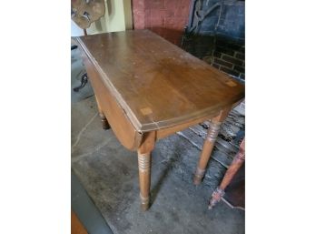 Vintage Drop Leaf Table (great Room)