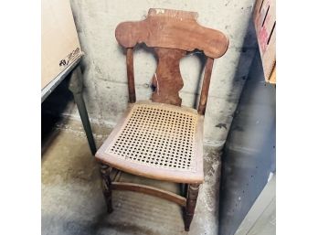 Chair With Cane Seat (Basement)