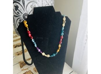 Multi-color Beaded Necklace