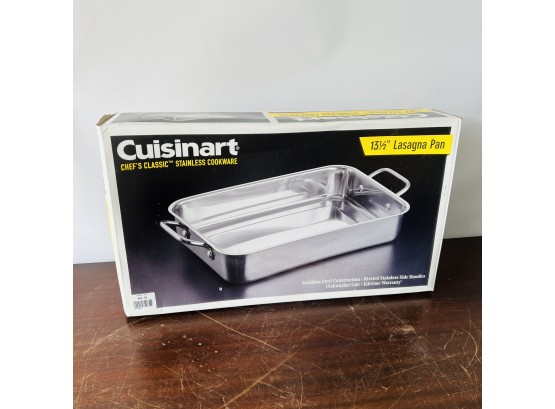 Cuisinart Chefs Classic Stainless Cookware 13.5-inch Lasagna Pan