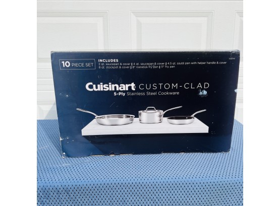 Cuisinart Custom-clad 5-Ply Stainless Steel 10-piece Cookware Set