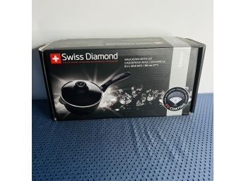Swiss Diamond 2.2 Quart Saucepan With Lid